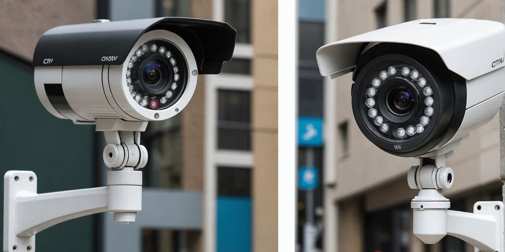 Analogue CCTV camera vs. modern IP CCTV camera