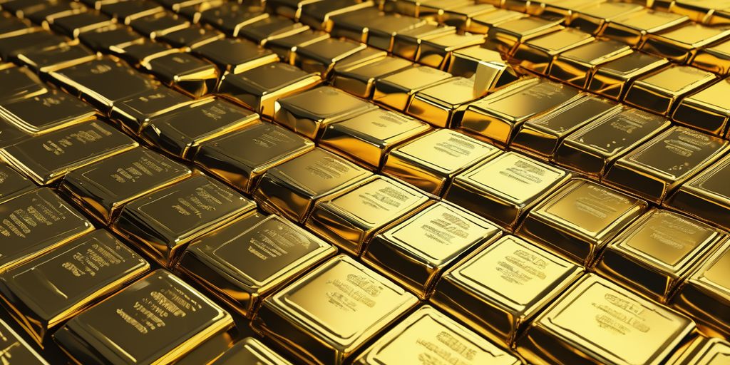 historical gold price trends and cycles over decades, gold bars, stock market charts, financial graphs, historical timelines