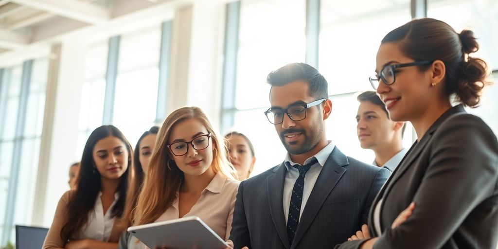 Diverse group of investors