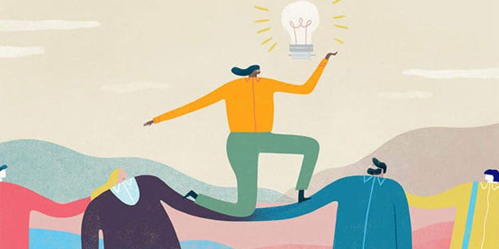 innovative startup leaders in a modern office