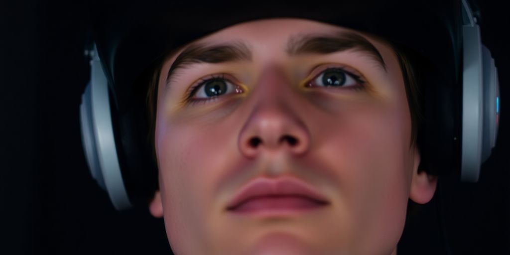 Distorted face in VR headset