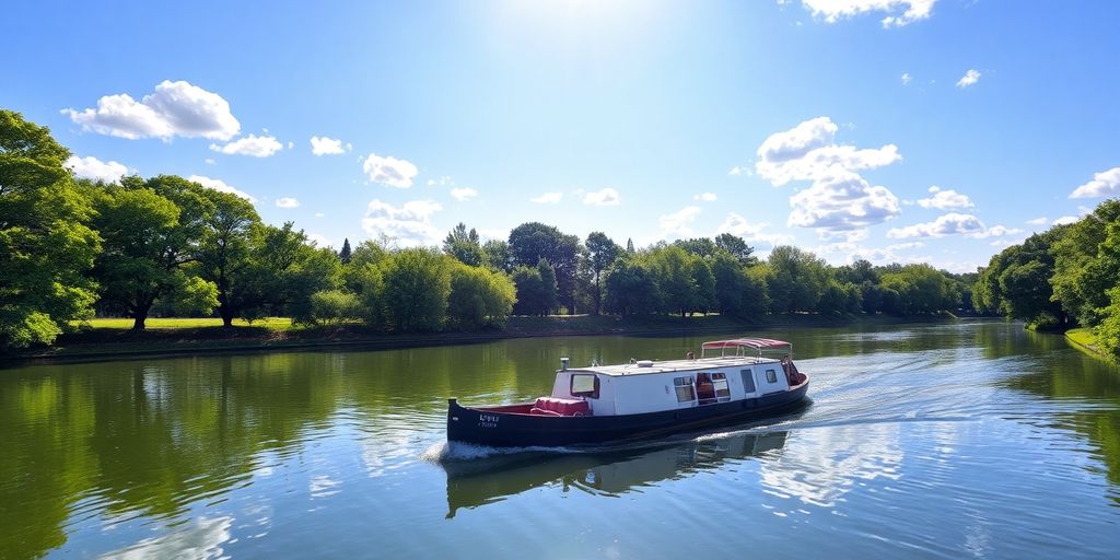 Bateau sur le Canal du Midi