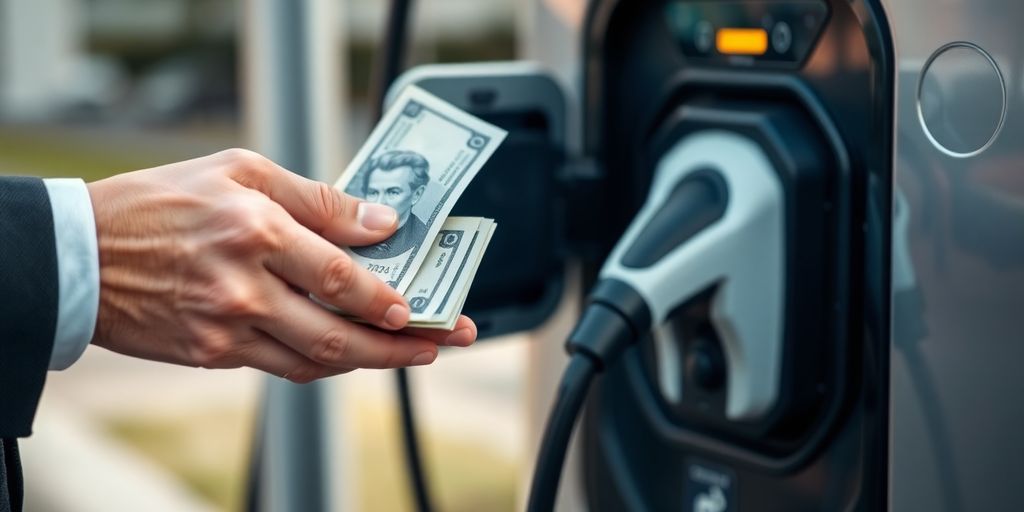 Charger and money.