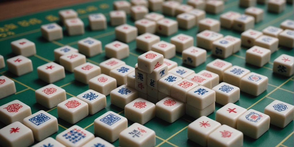 Mahjong tiles on Die Rise map in Call of Duty