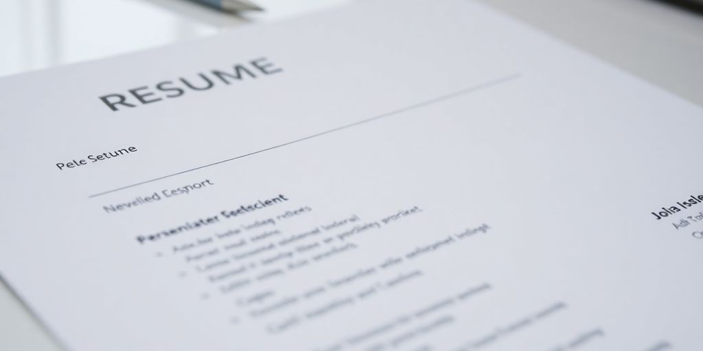 Professional resume with a highlighted, powerful statement.