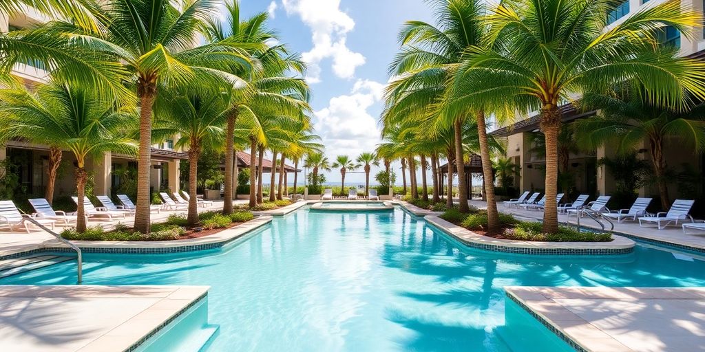 Clearwater Beach Hilton spa pool.