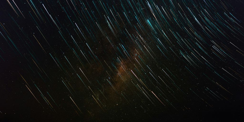 foto de lapso de tempo de estrelas