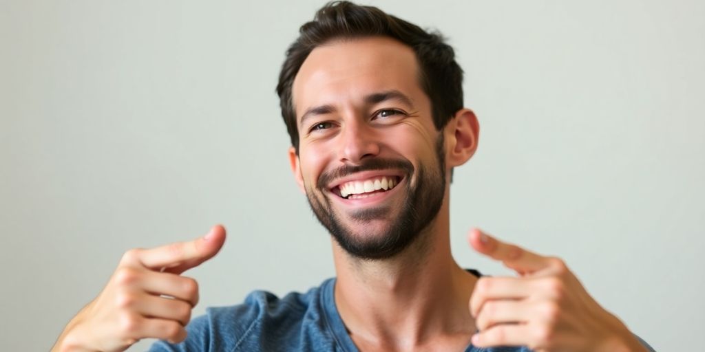 Nick Vujicic smiling, arms outstretched.