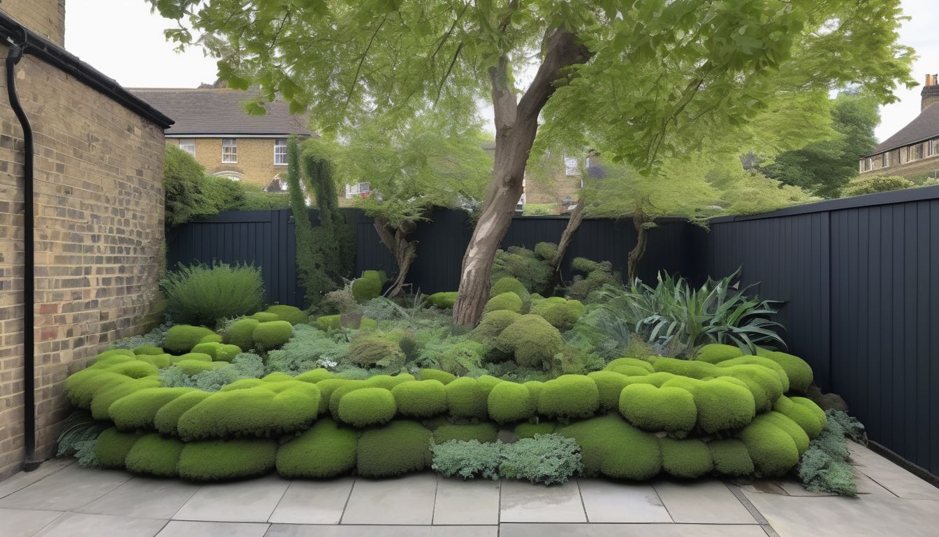 pruning plants in London garden