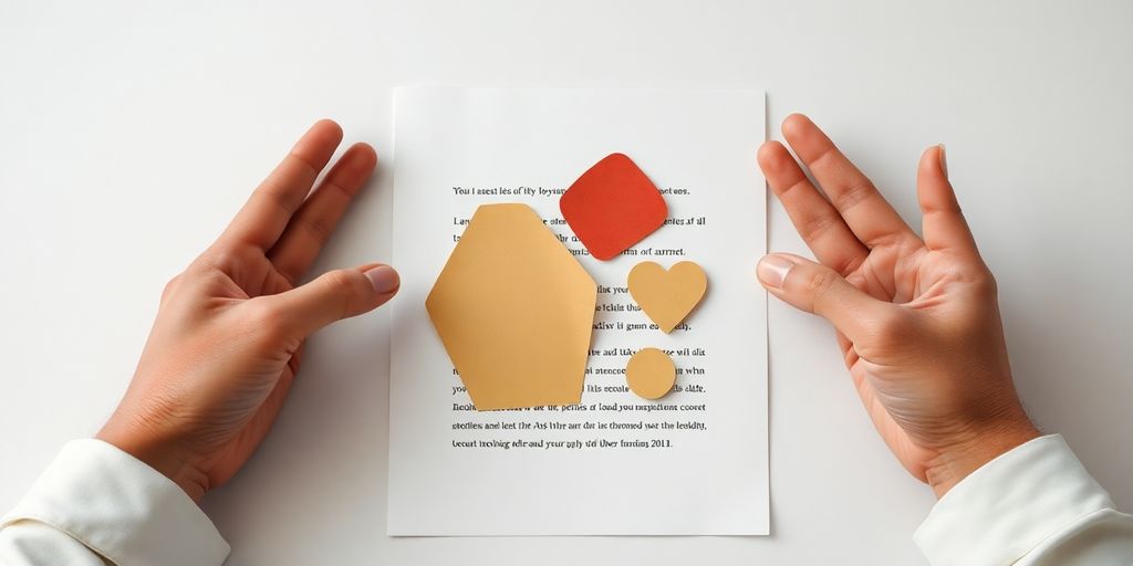 A person smoothly crafting a document.