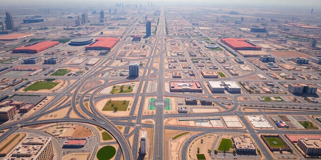 خريطة تظهر مناطق الرياض
