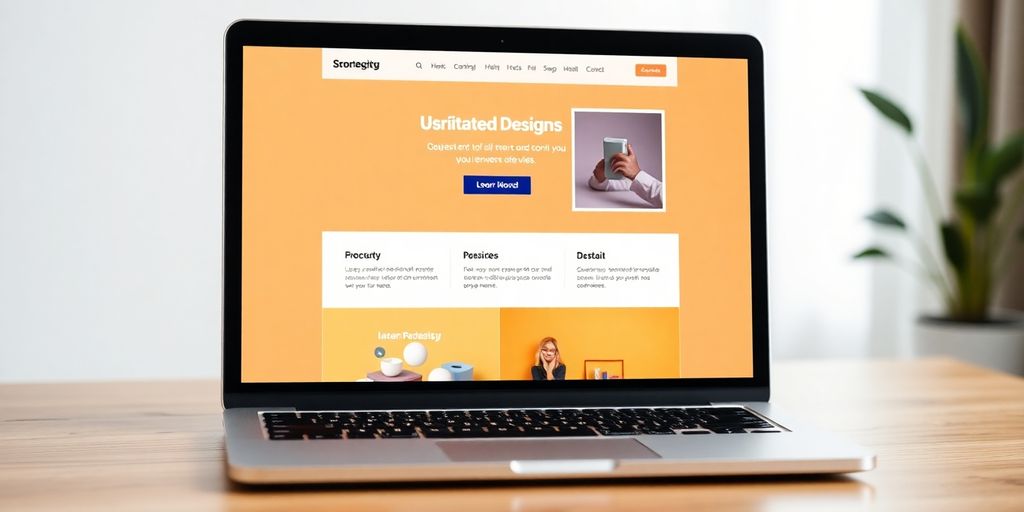 Landing page with optimized SEO elements.