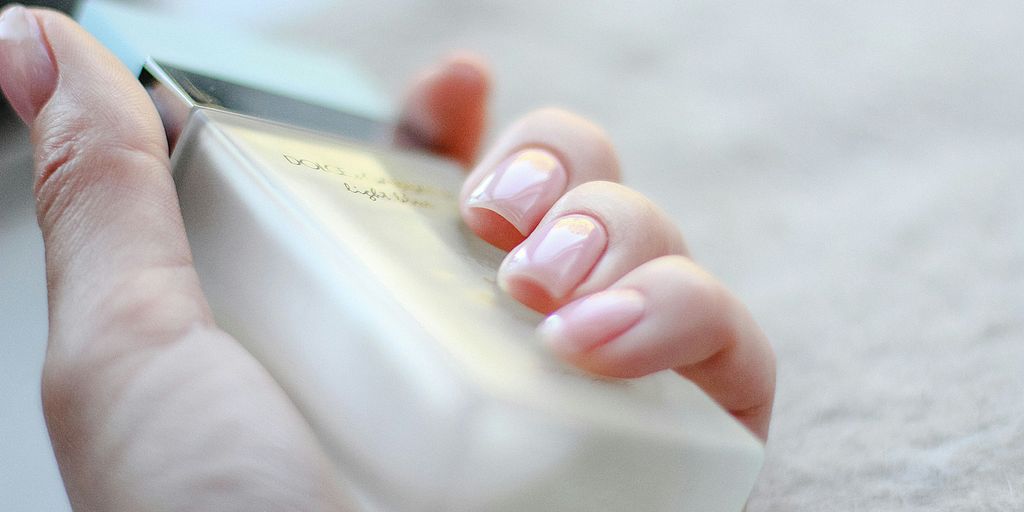 a person holding a card