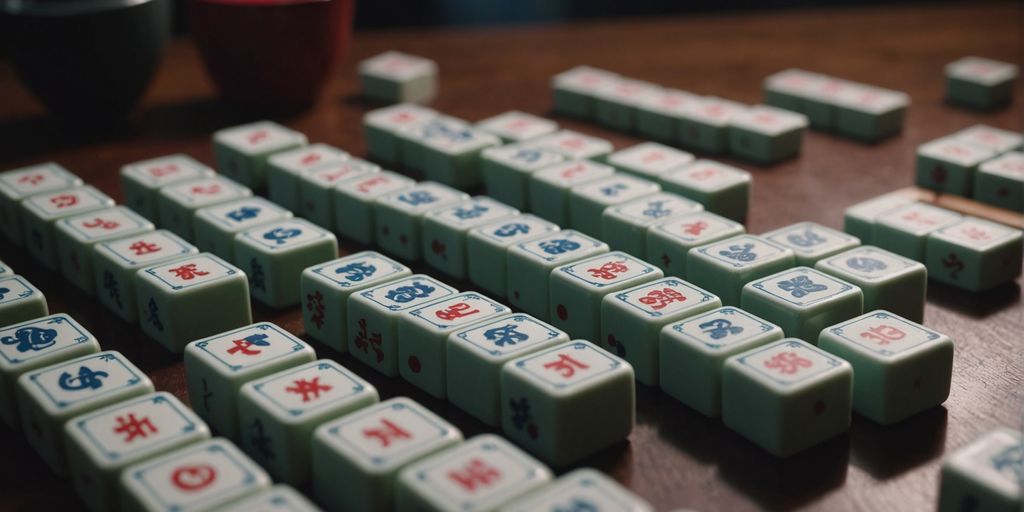 Mahjong 13 tiles in a winning layout.