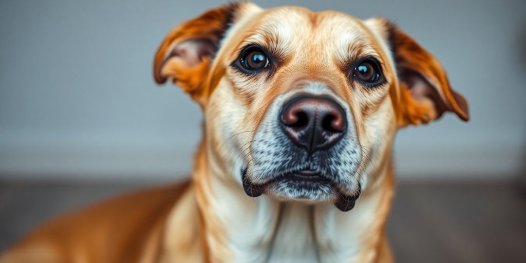 Healthy dog looking alert and well-cared-for.
