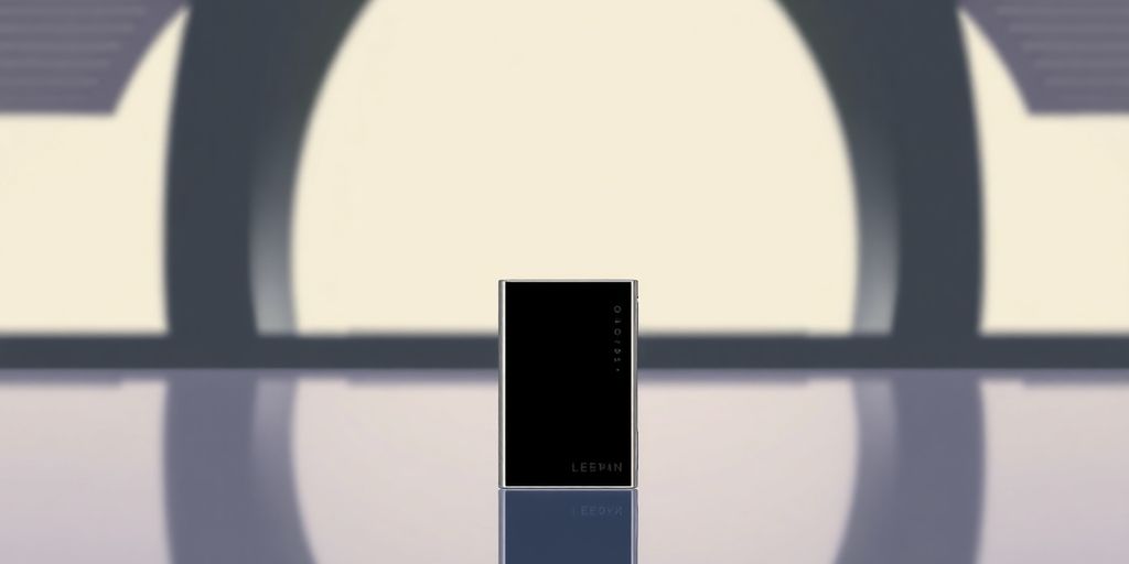 Ledger nano x cryptocurrency wallet in a modern setting.