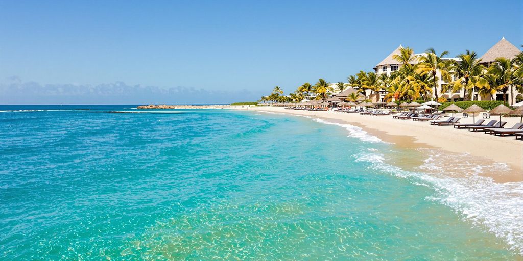 Beachfront view at The Cape Los Cabos.