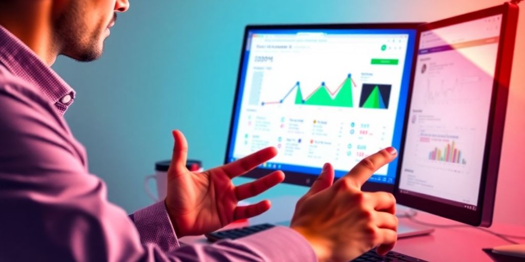 Digital marketing professional analyzing Google Ads performance.