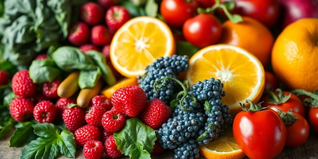 Heart-healthy food, vibrant, fresh, enticing