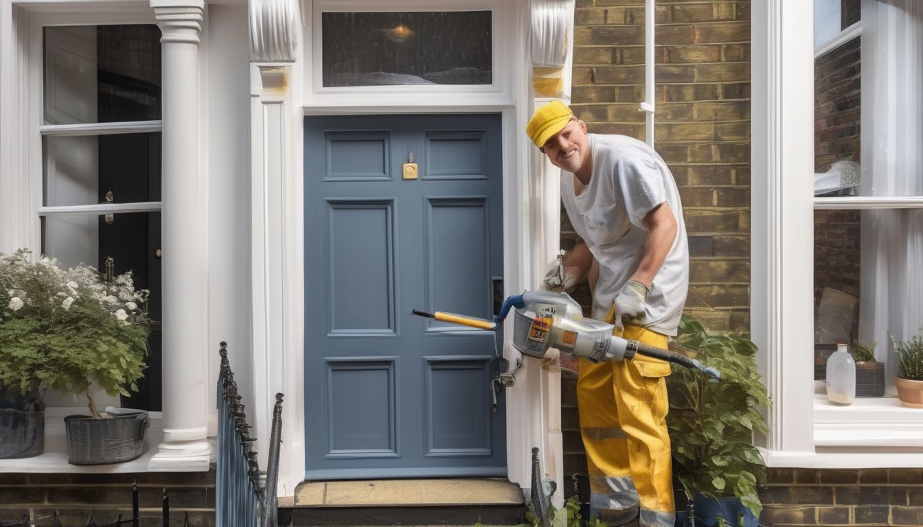 painter decorating London home