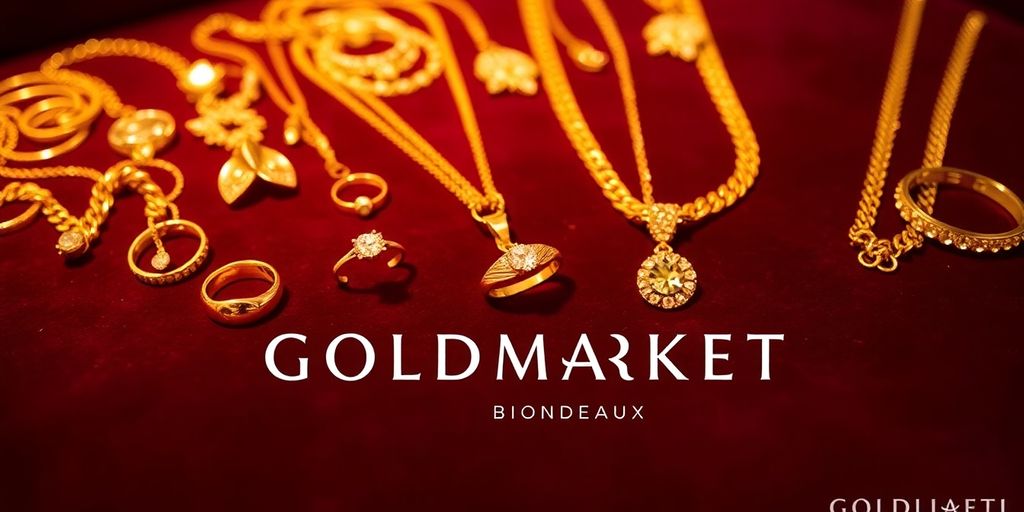 Bijoux en or élégants sur fond en velours.