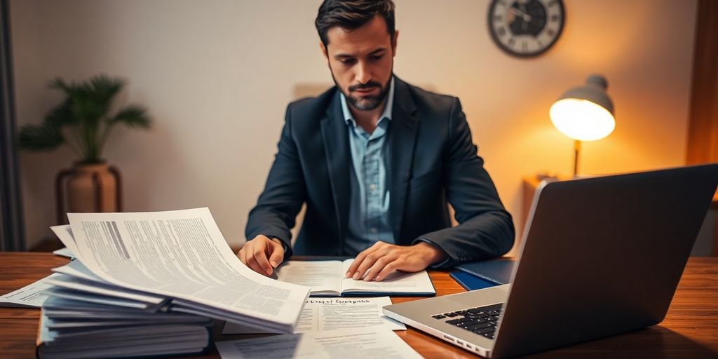 Portuguese sworn translator working environment.