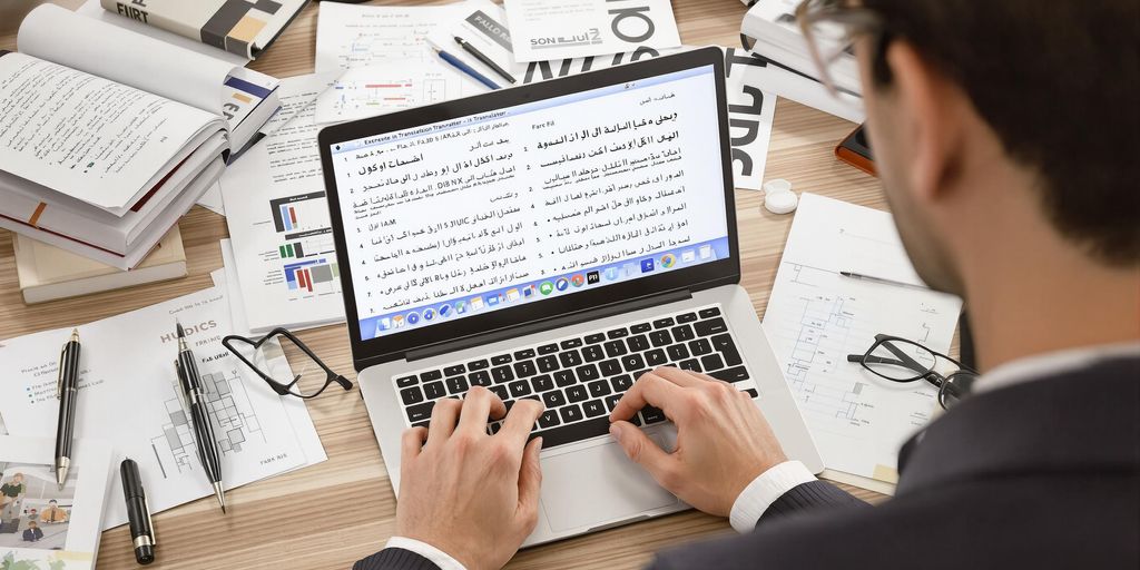 Farsça çeviri hizmetleriyle ilgili bir görüntü.