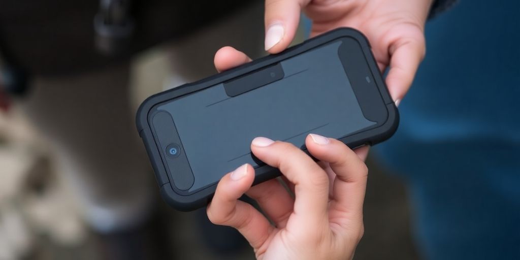 iPhone 16E case protecting phone from drops.
