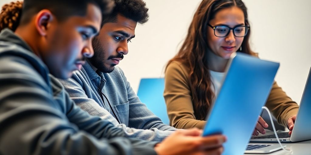 Diverse students learning machine learning online