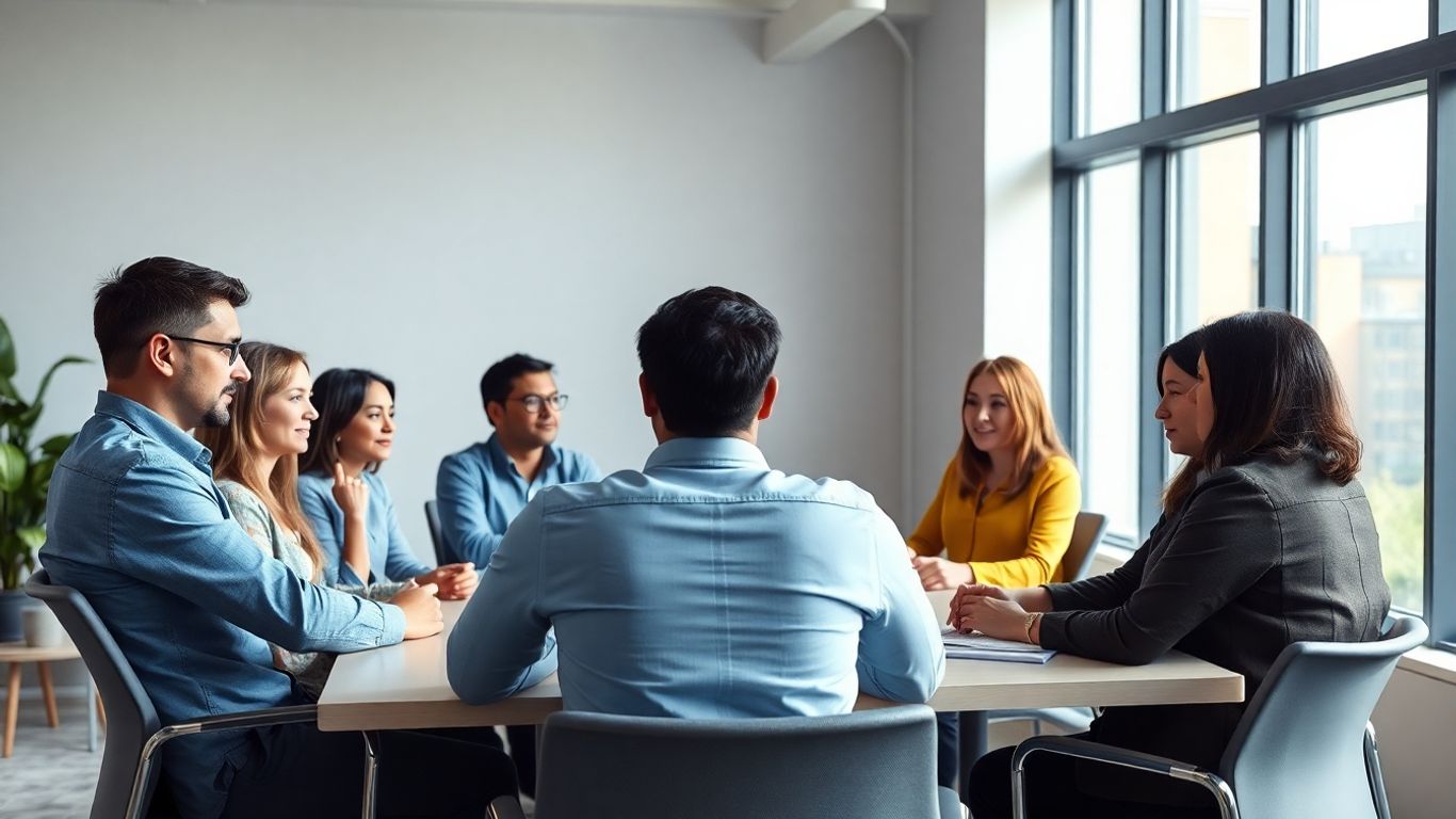 Internationale Personalvermittlung: Chancen und Herausforderungen Internationale Fachkräfte im modernen Büro beim Meeting zusammen