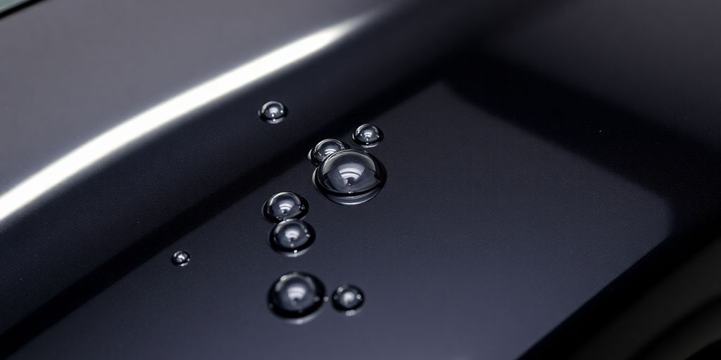 Glanzende auto met keramische coating