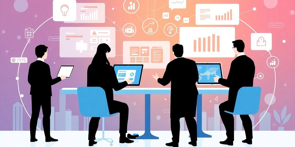 IT consultant working on a computer.