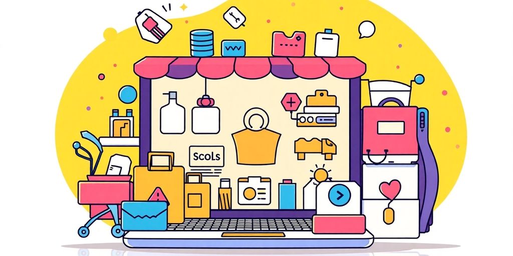 Produkte auf einem digitalen Marktplatz