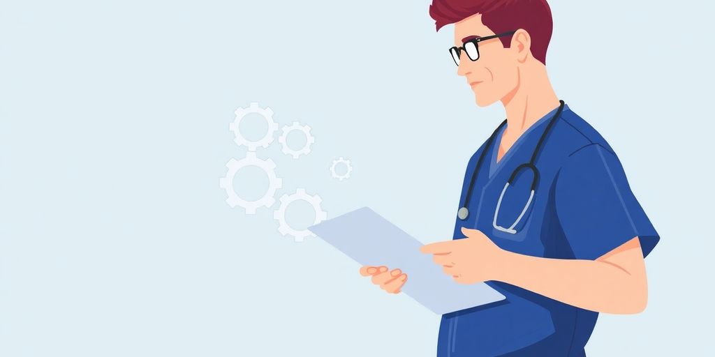 Healthcare professional navigating compliance regulations
