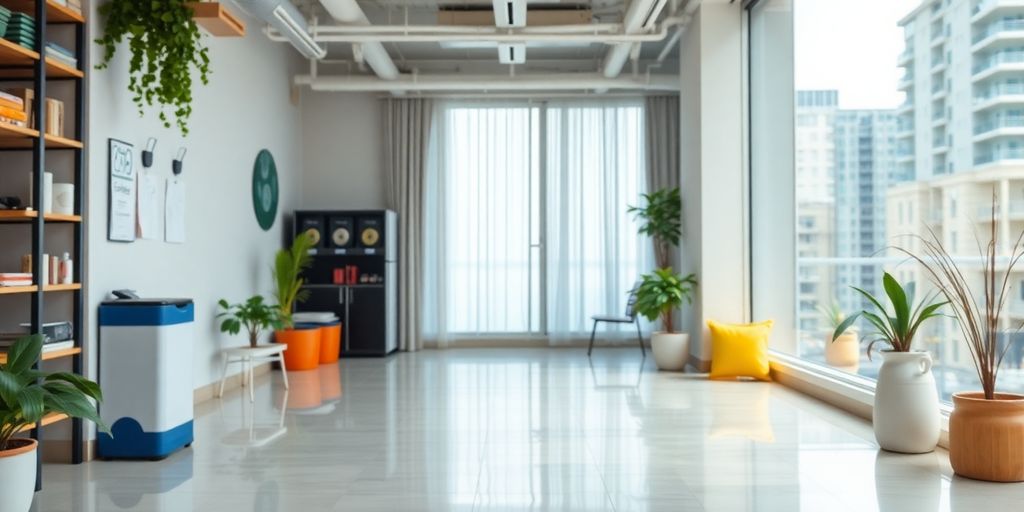 Mediu curat și sanitizat, fără agenți patogeni.