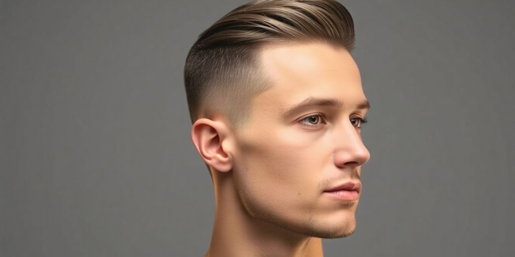 Clean-cut man, minimalist style, soft lighting