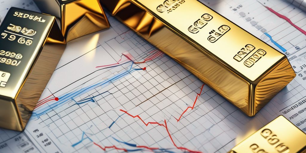 financial charts with gold bars and diverse asset classes