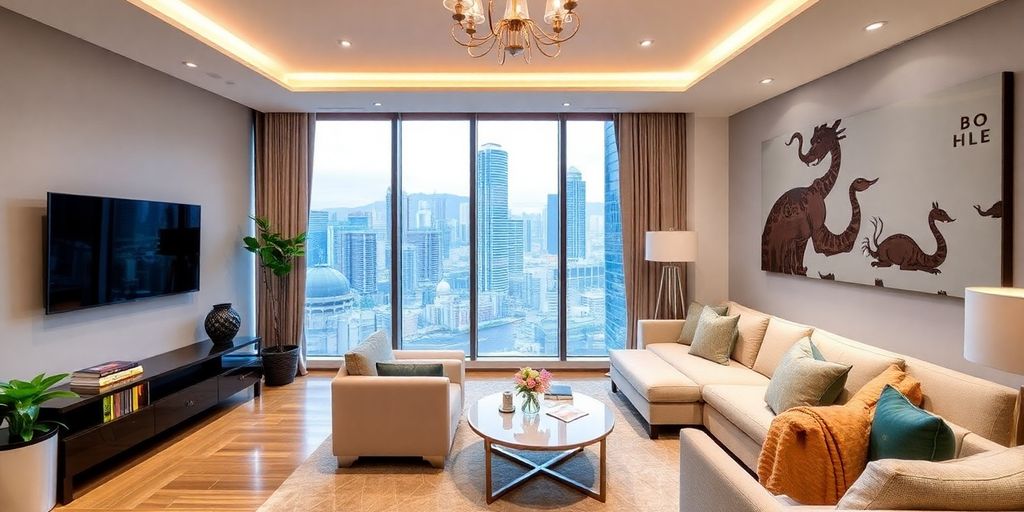 Luxurious serviced apartment in vibrant Causeway Bay, Hong Kong.