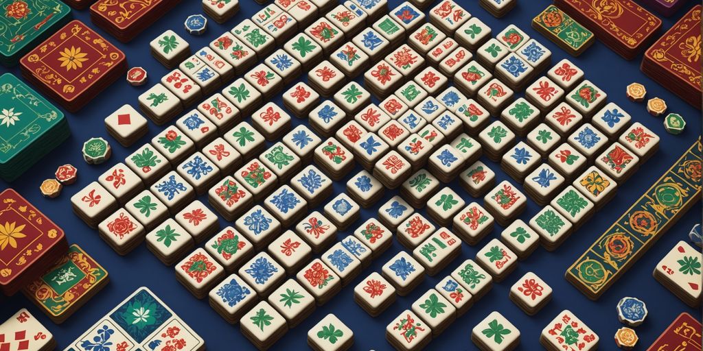 Mahjong and Poker tiles fusion