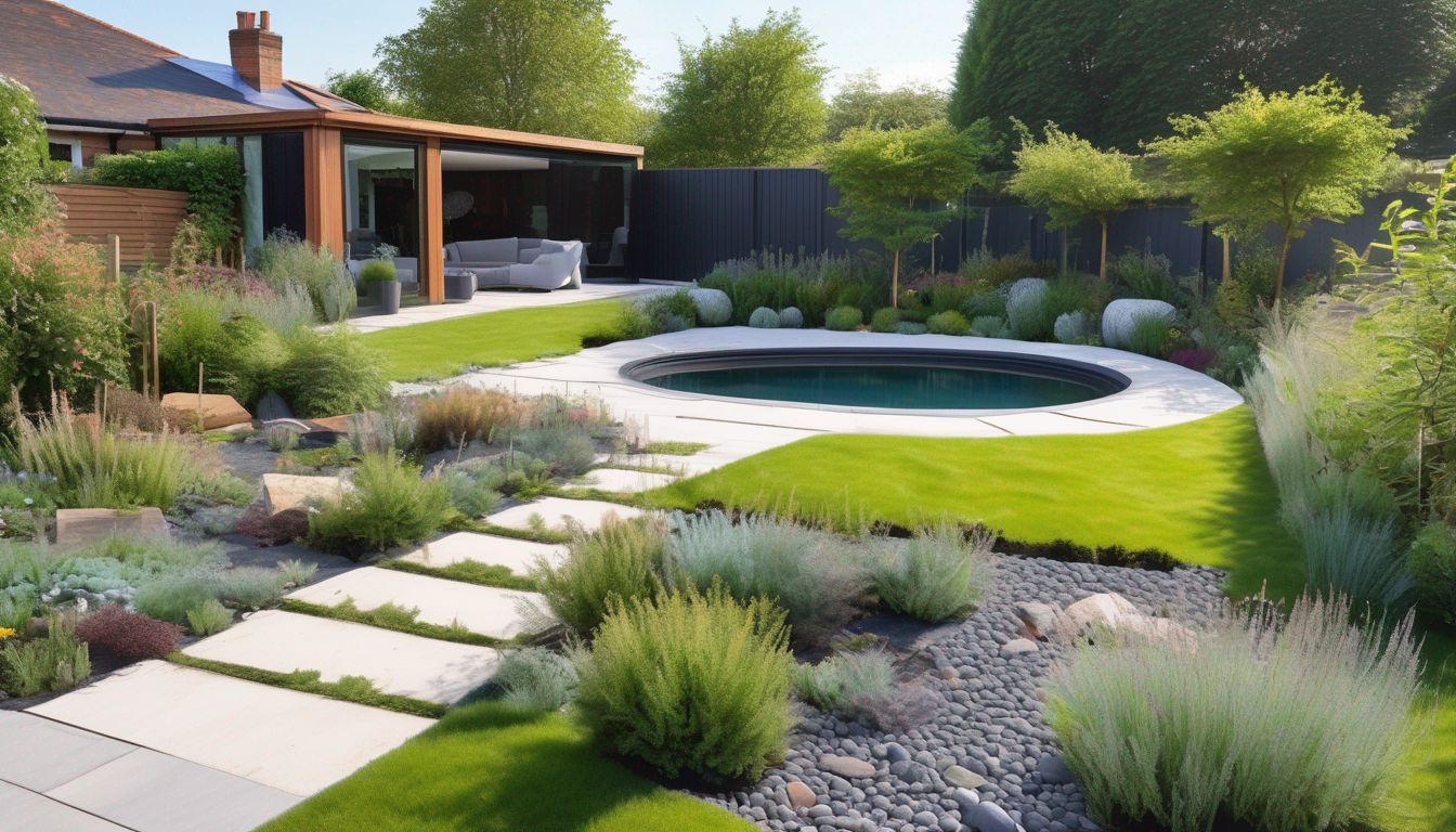 sustainable garden design with water conservation in the UK