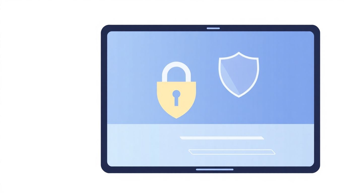 Illustrasjon av sikkerhet og personvern.