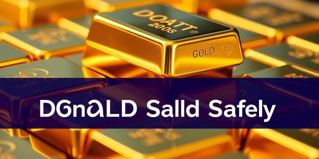 Des barres d'or brillantes en arrière-plan flou.