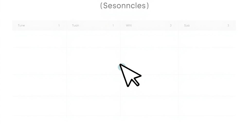 Calendar widget with booking interface