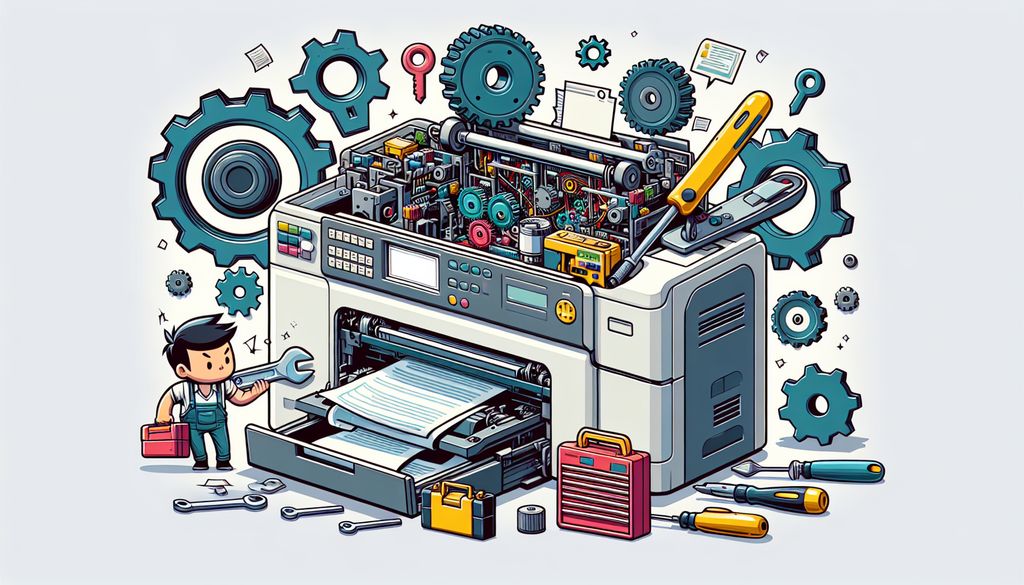 Illustration accompanying the section on printer connectivity problems