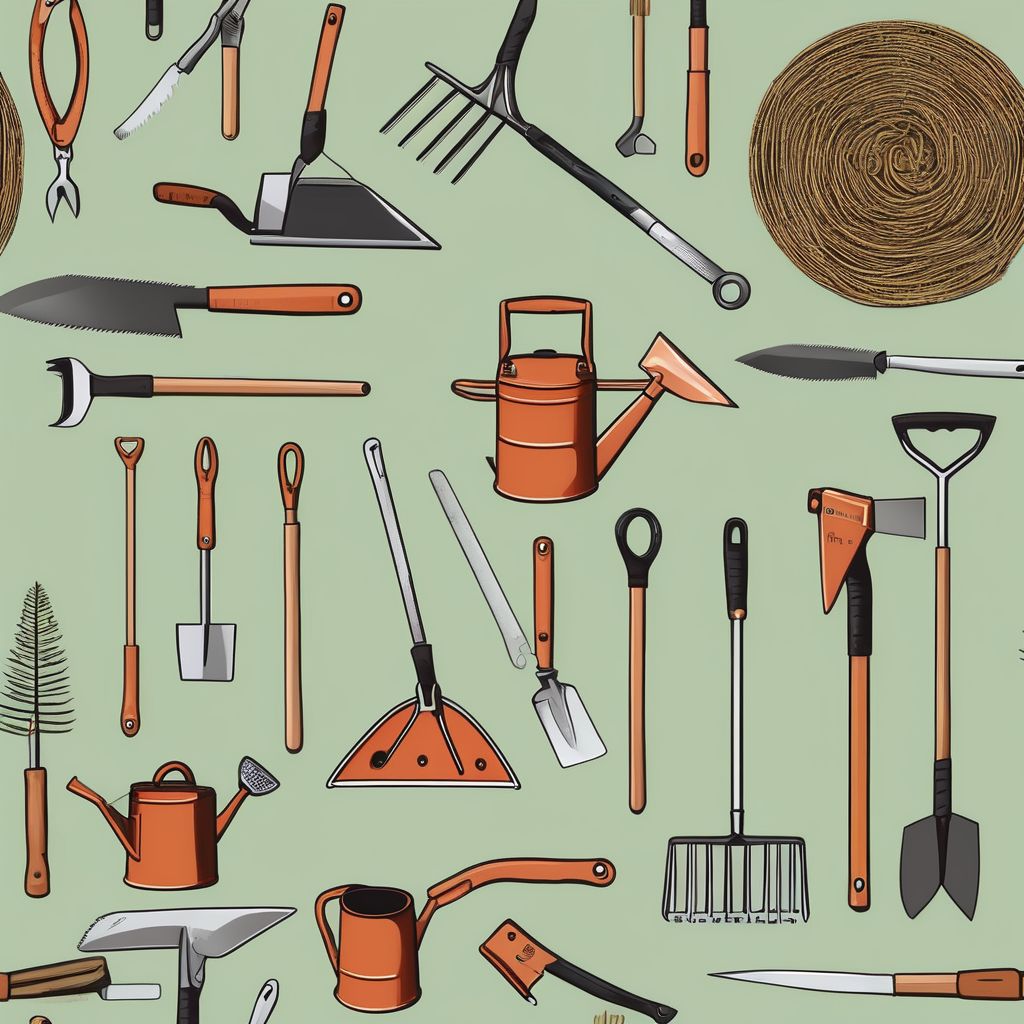 garden tools and seasonal garden maintenance