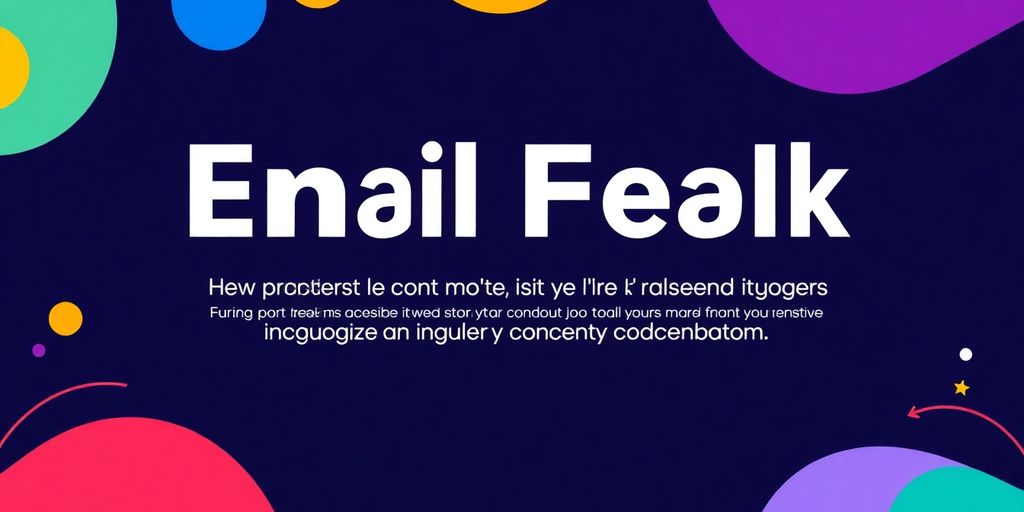 Colorful, modern email footer design with clean lines.