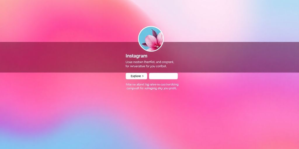 Instagram profile with inspirational quotes.