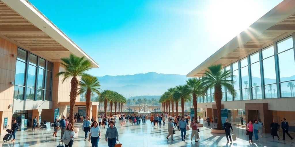 Aéroport moderne de Marrakech