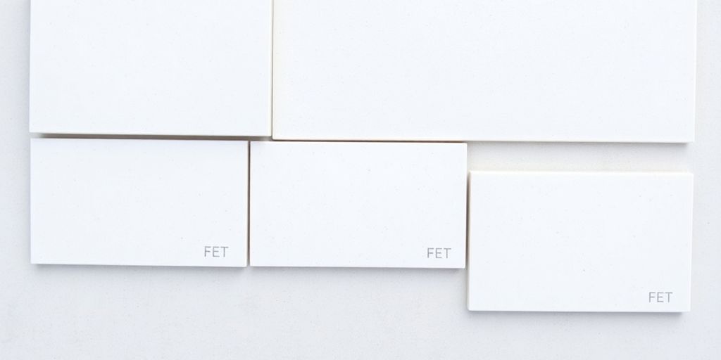 Various rectangular tiles in feet measurements.