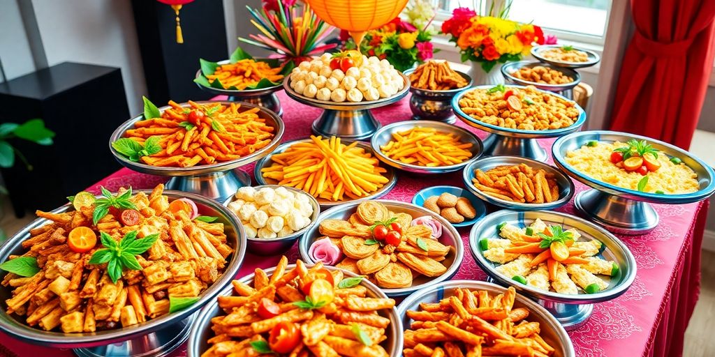 อาหารจัดเลี้ยงปีใหม่